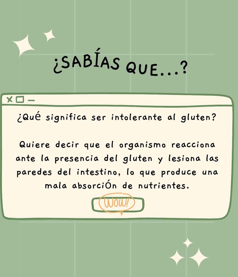 ¿Qué significa ser intolerante al gluten? Quiere decir que el organismo reacciona ante la presencia del gluten y lesiona las paredes del intestino, lo que produce una mala absorción de nutrientes.