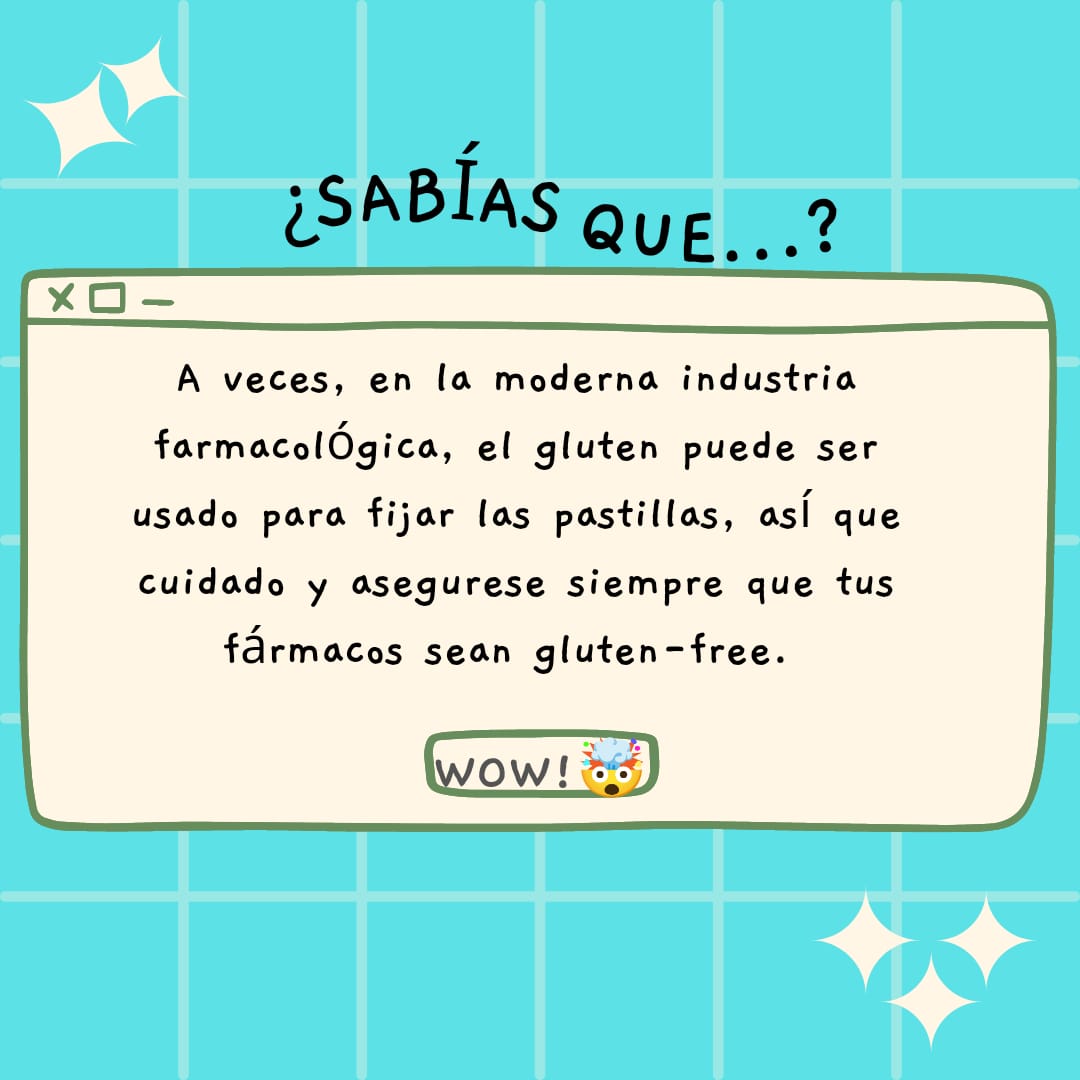 El gluten en los fármacos…