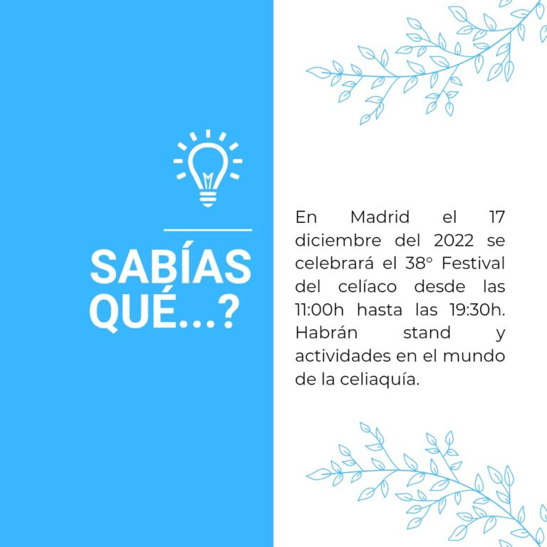 38º Festival de celíaco