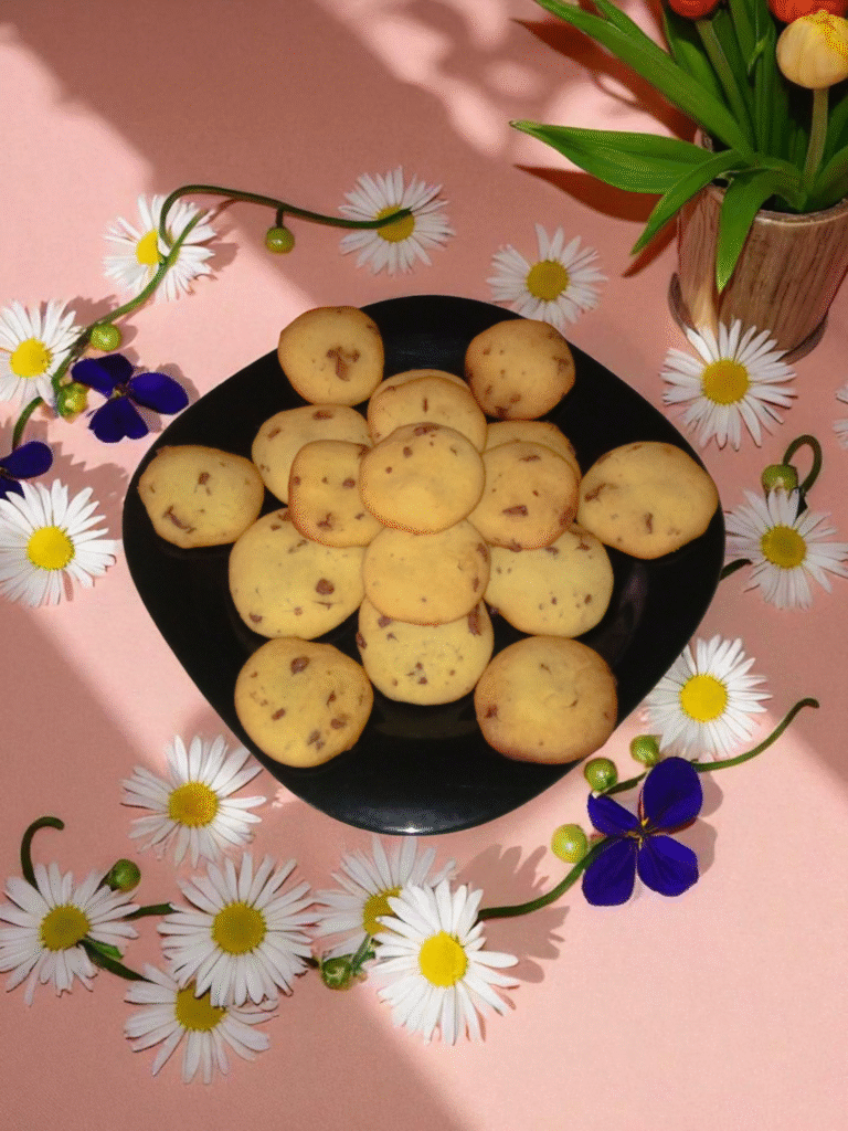 Cookies de harina de arroz con chispas de chocolate