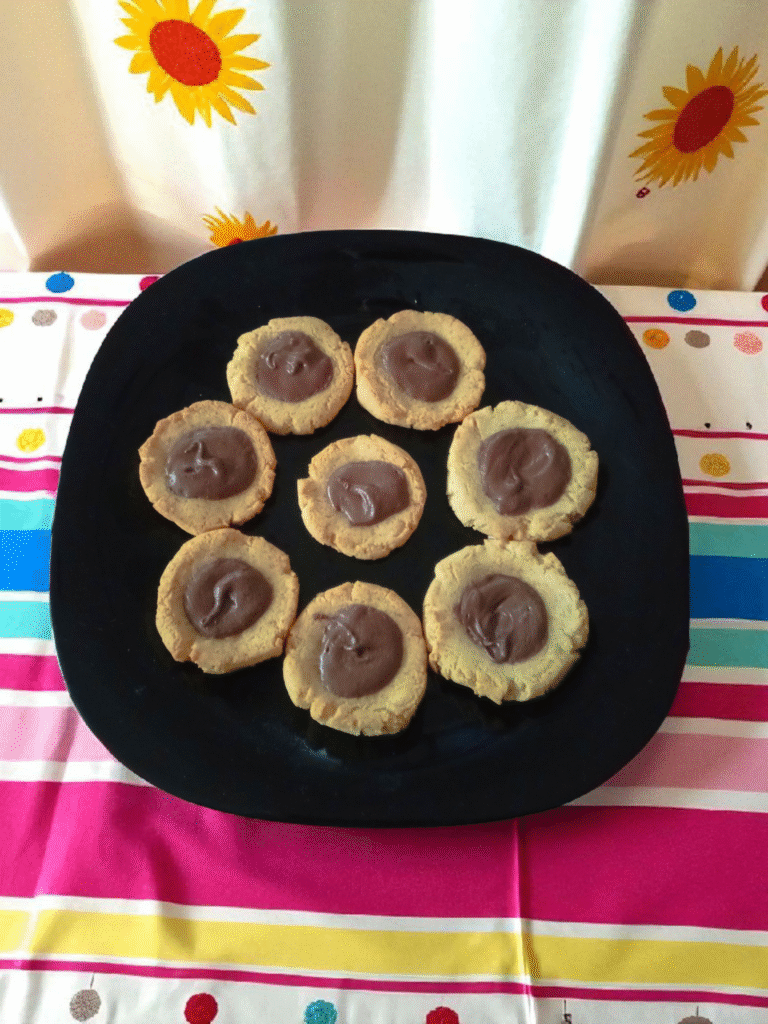 tartas de arroz con Nocilla