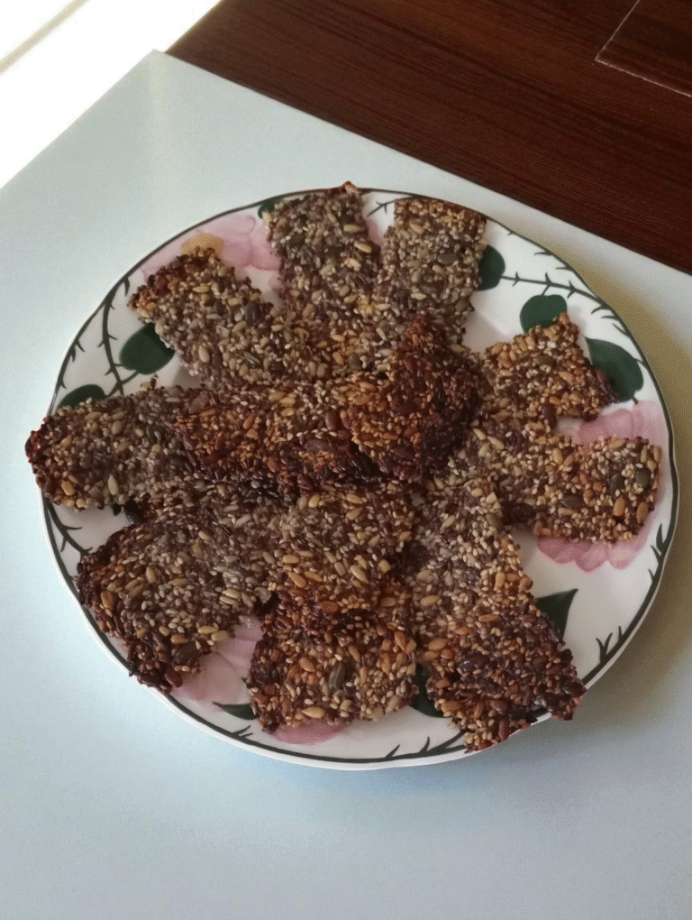 Crackers de semillas variadas