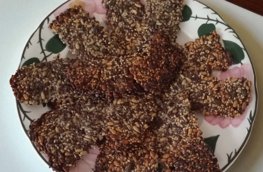 Crackers de semillas variadas