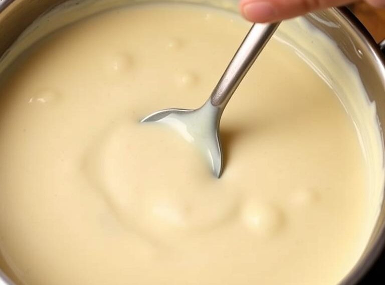 Salsa bechamel sin gluten