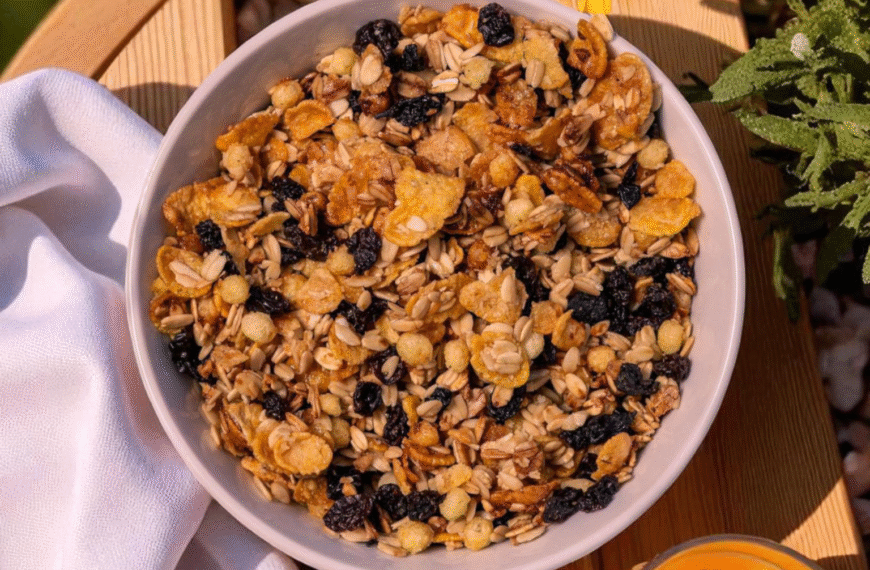 Granola casera sin gluten